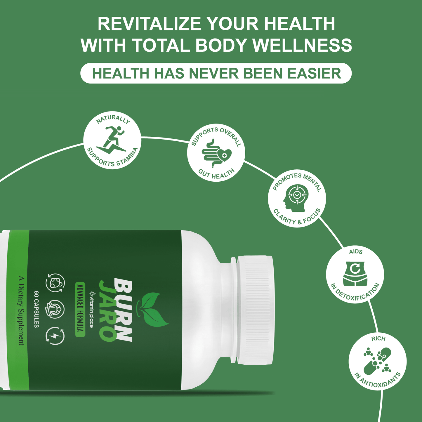 Burn Jaro Capsules - Vitamin Place - Metabolism & Wellness