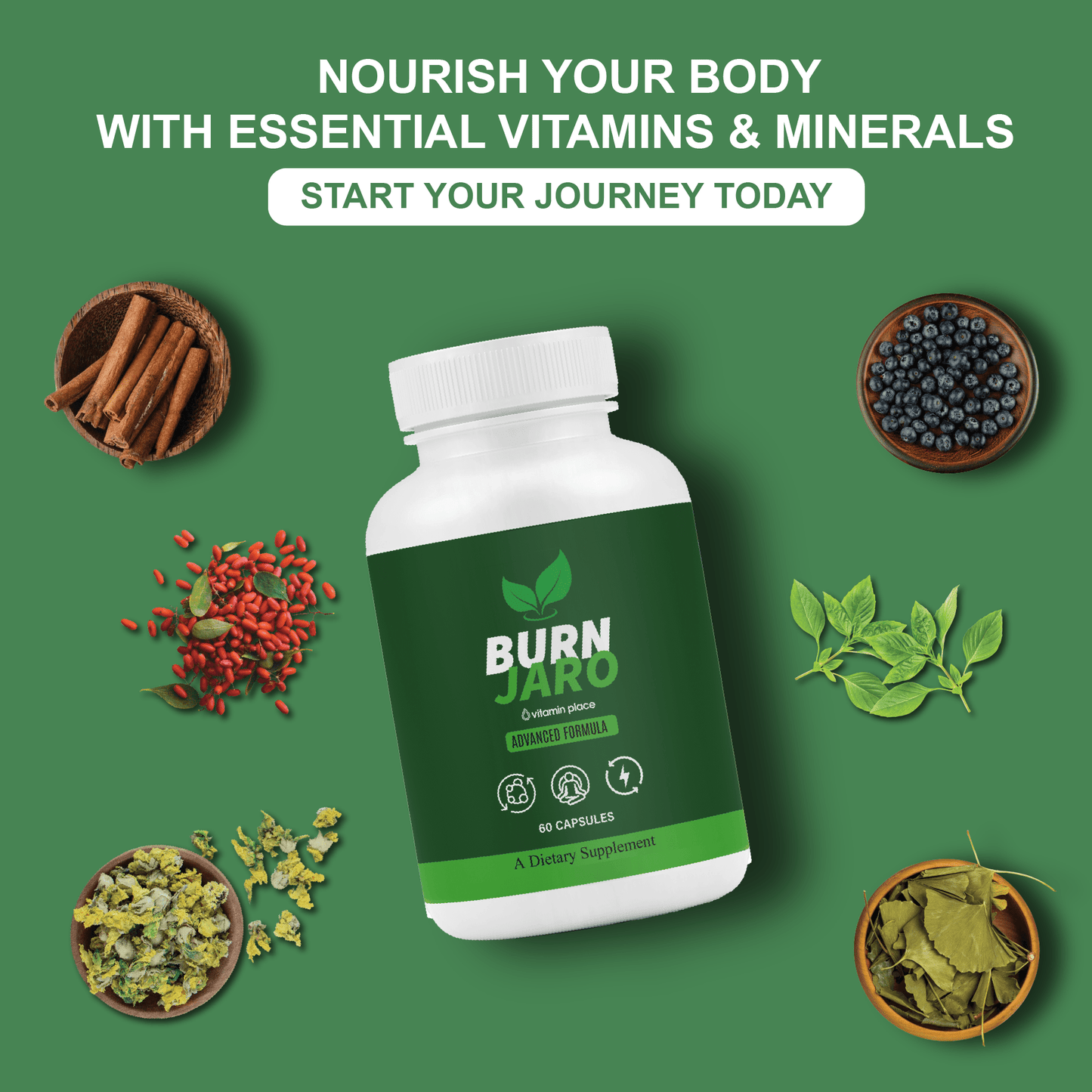 Burn Jaro Capsules - Vitamin Place - Metabolism & Wellness