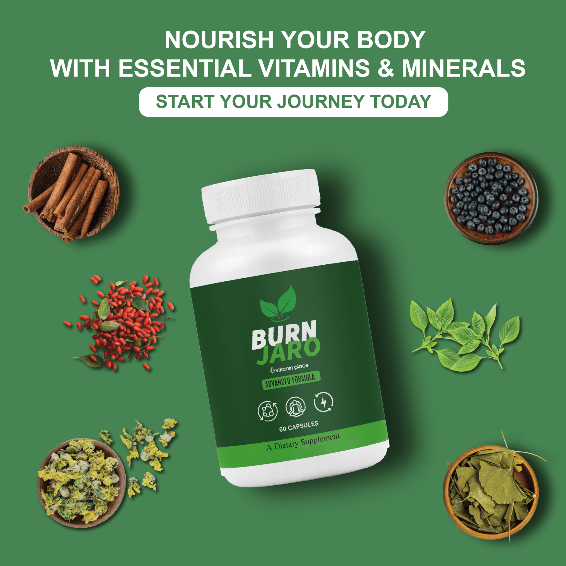 Burn Jaro Capsules - Vitamin Place - Metabolism & Wellness