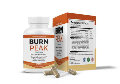 Burn Peak Capsules - Vitamin Place - Metabolism & Wellness