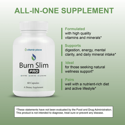 Burn Slim Pro Capsules - Vitamin Place - Metabolism & Wellness