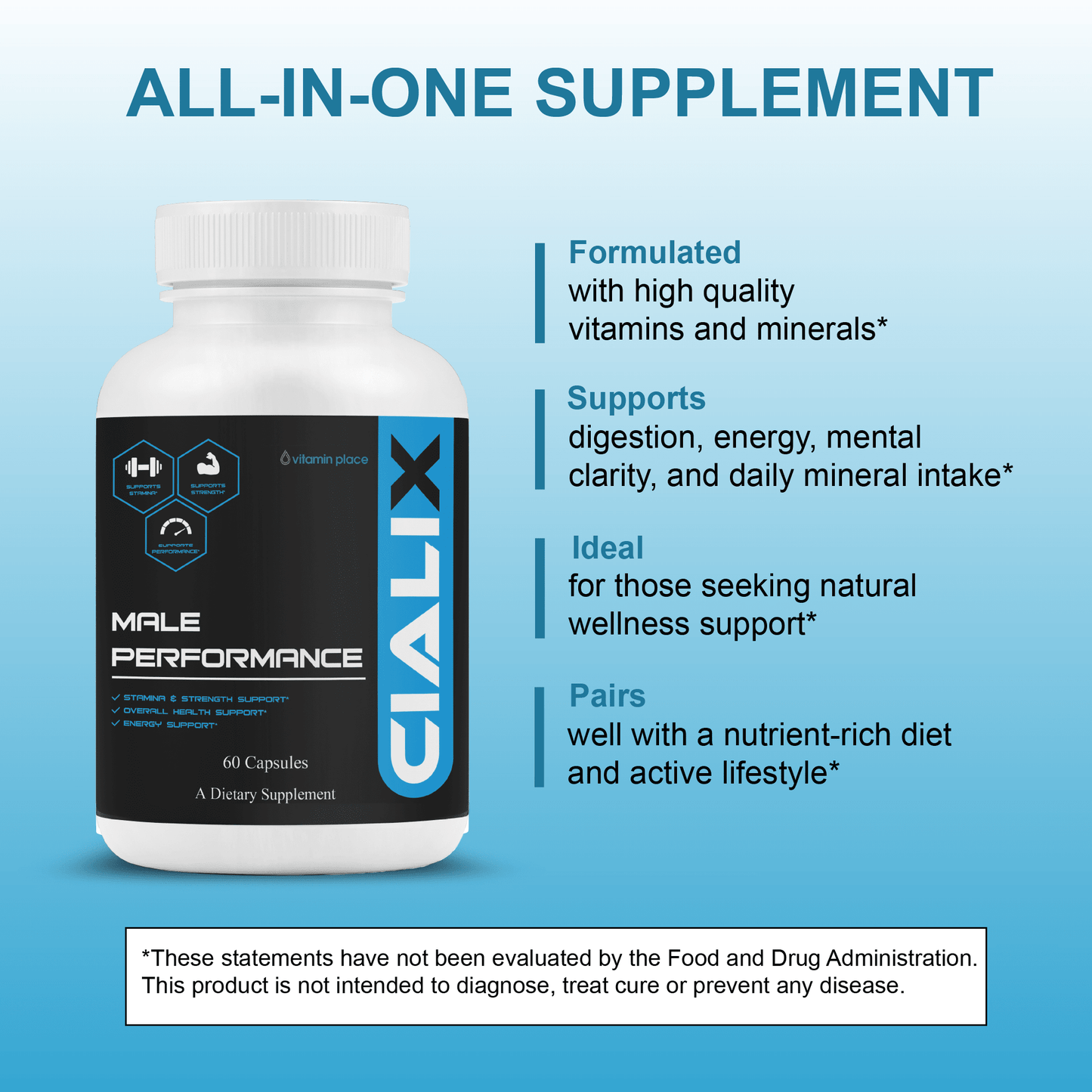 Cialix Capsules - Vitamin Place - Men's Health