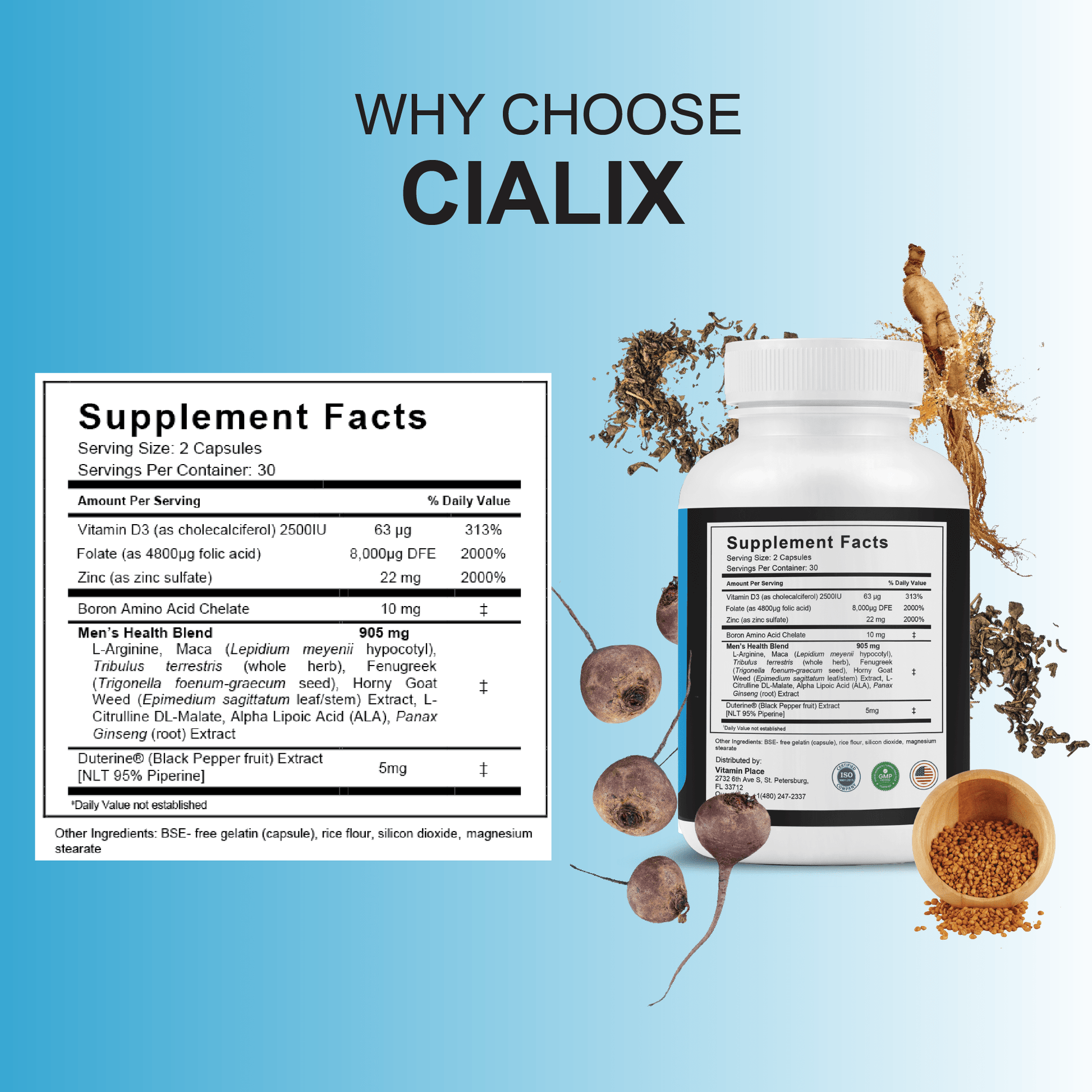 Cialix Capsules - Vitamin Place - Men's Health
