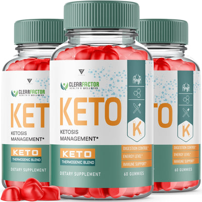ClearFactor - Keto ACV Gummies - Vitamin Place - Apple Cider Vinegar Gummies