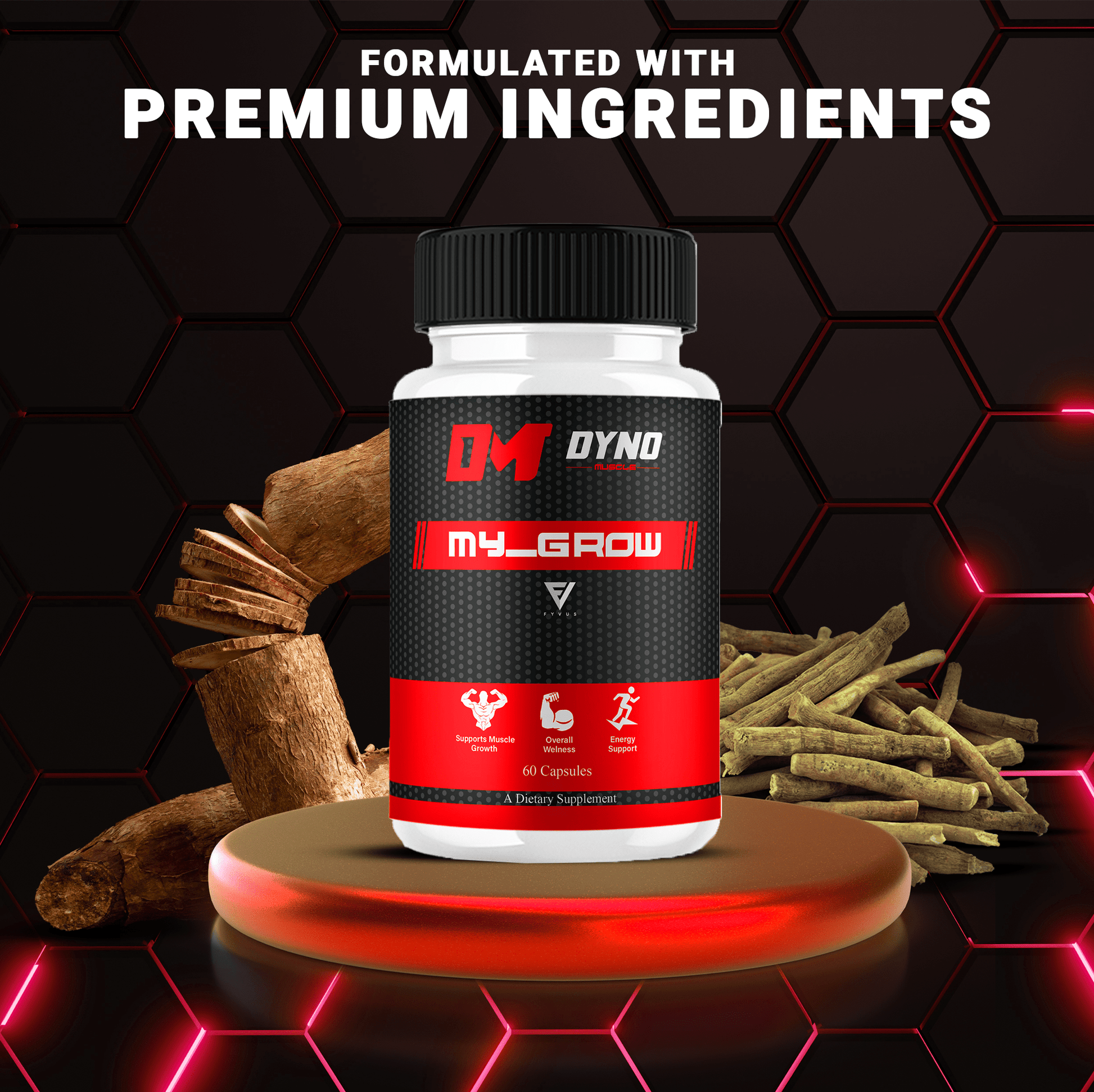 Dyno My - Grow Capsules - Vitamin Place - Sports Nutrition