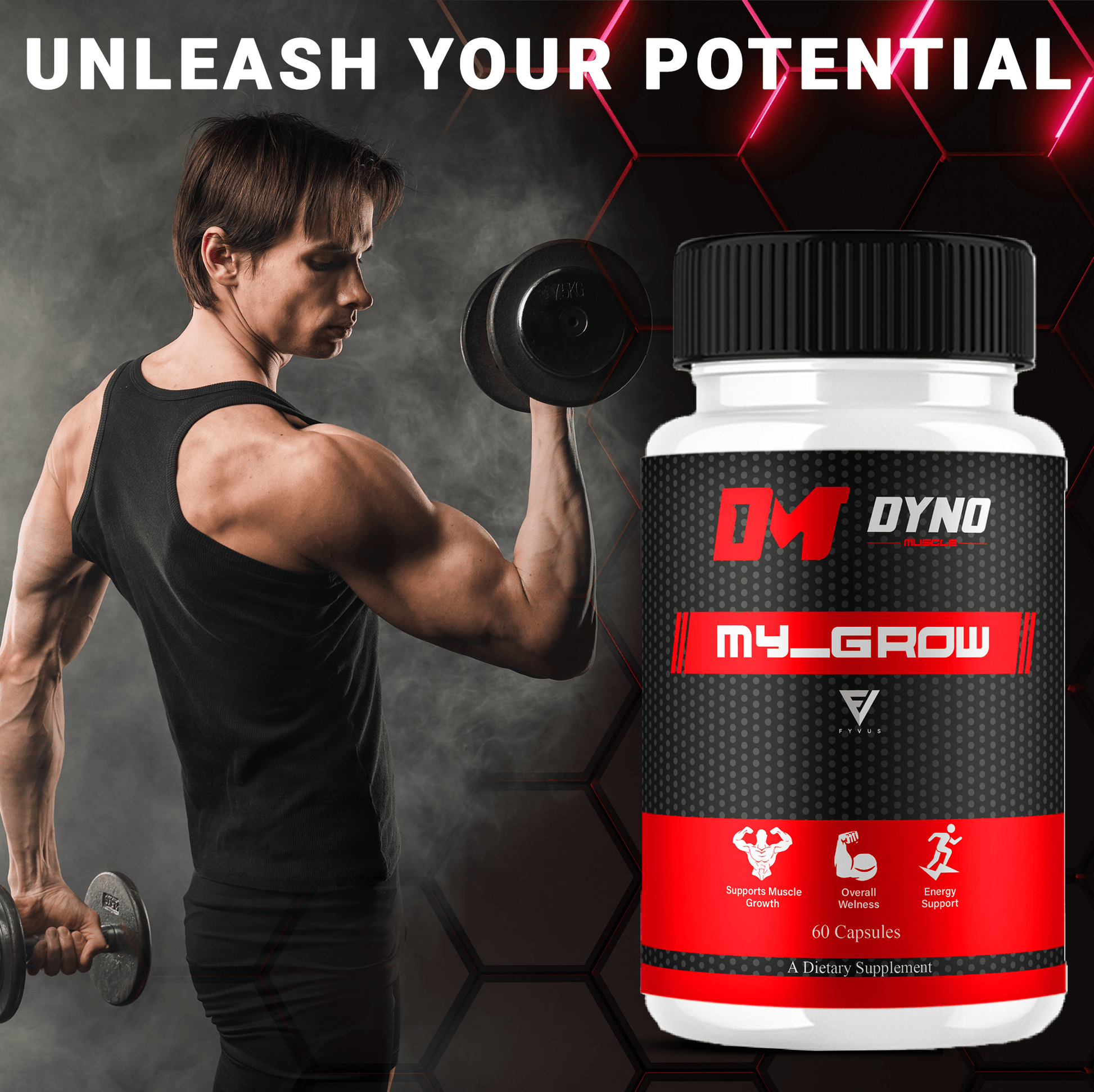 Dyno My - Grow Capsules - Vitamin Place - Sports Nutrition