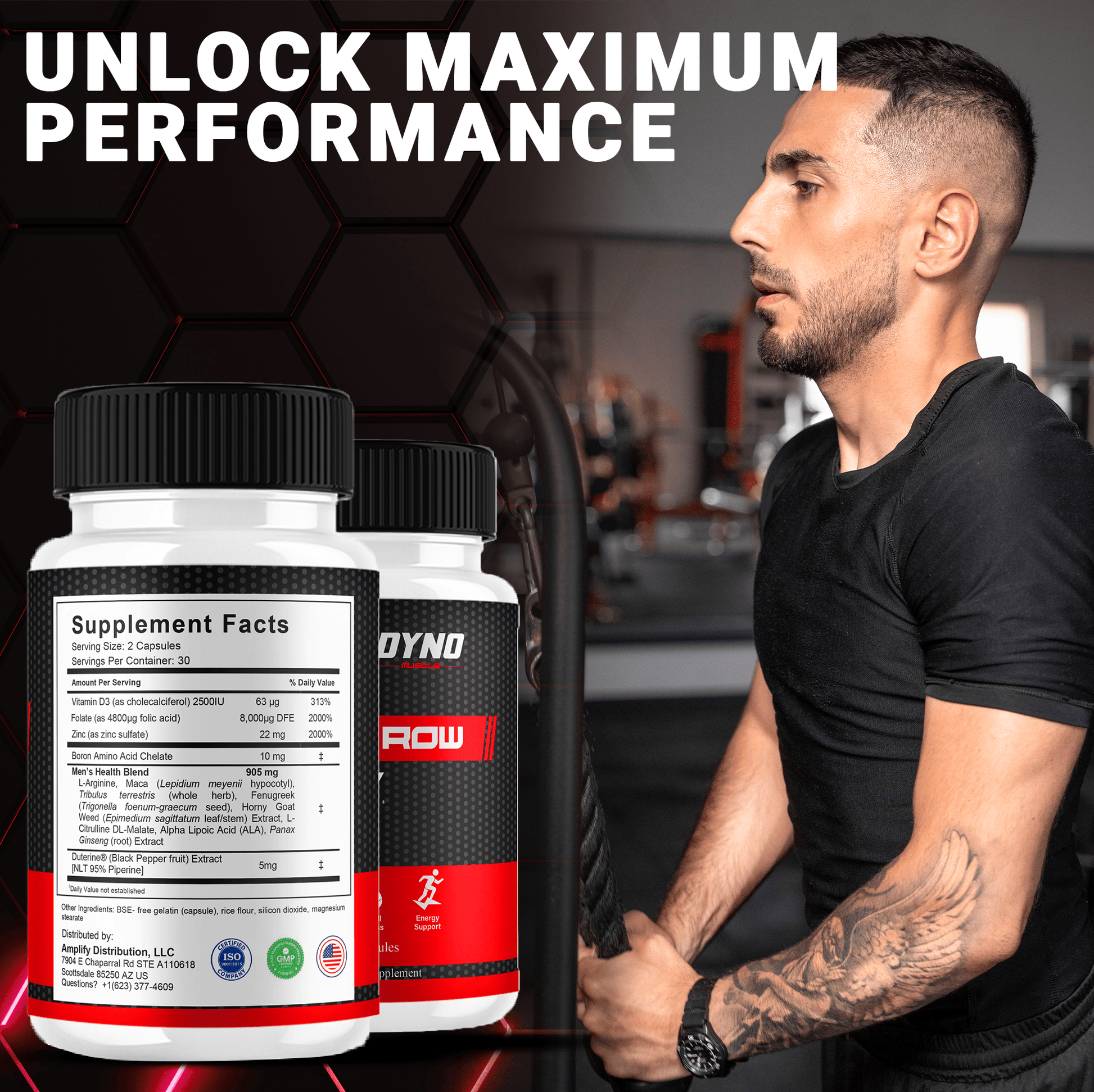 Dyno My - Grow Capsules - Vitamin Place - Sports Nutrition