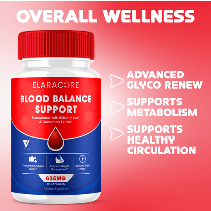 Elaracore Glycogen Support Capsules - Vitamin Place - Blood Sugar Capsules