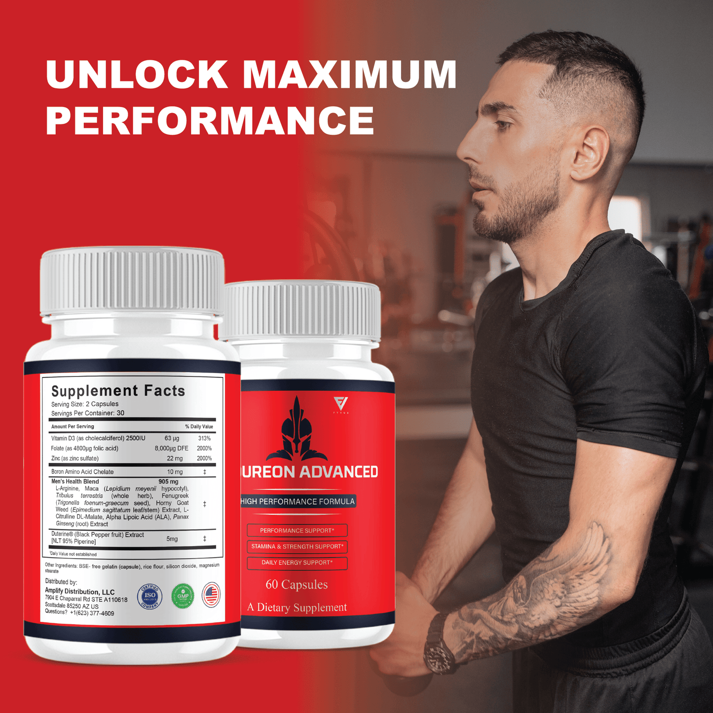 Endureon Advanced Capsules - Vitamin Place - Men's Health