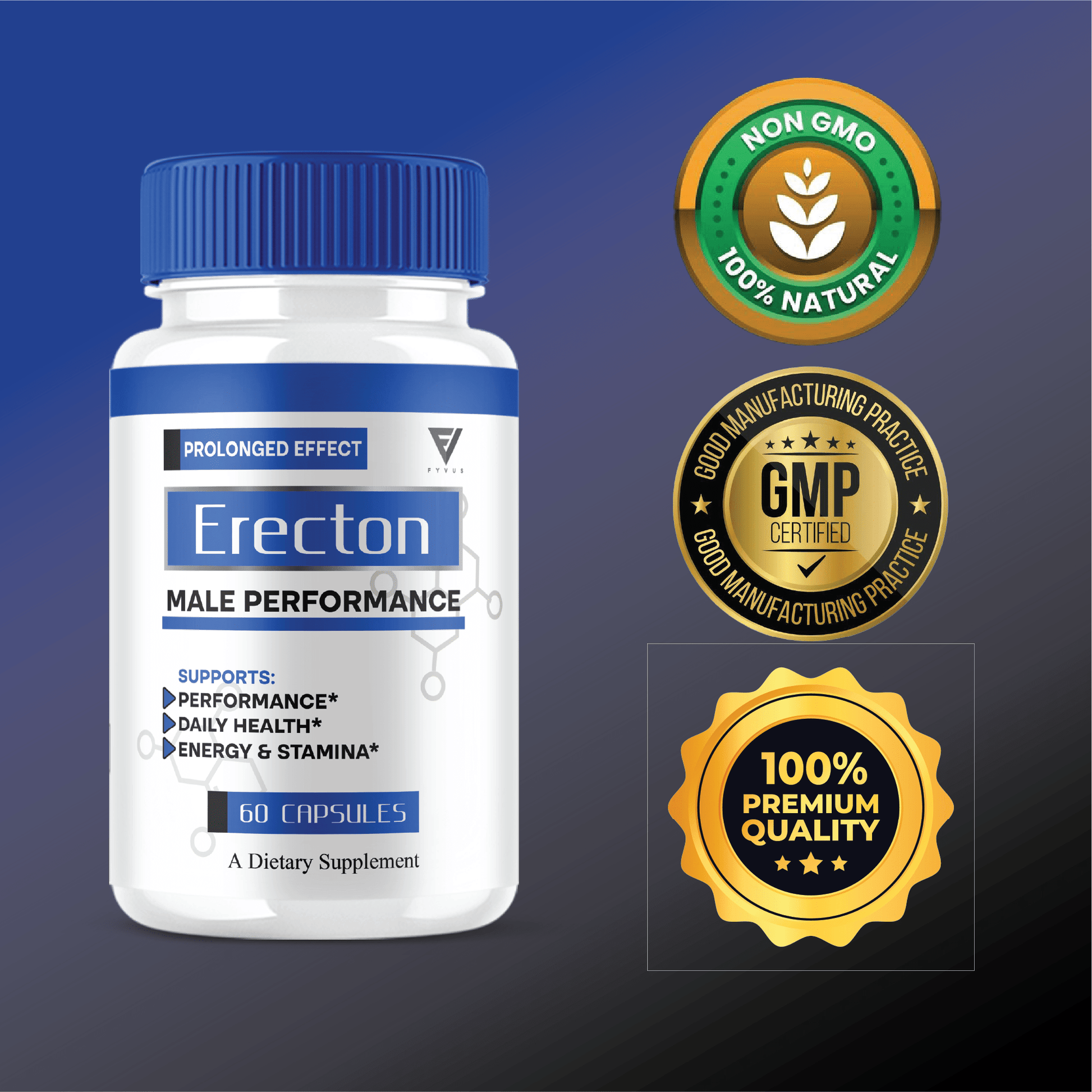 Erecton Capsules - Vitamin Place - Sports Nutrition