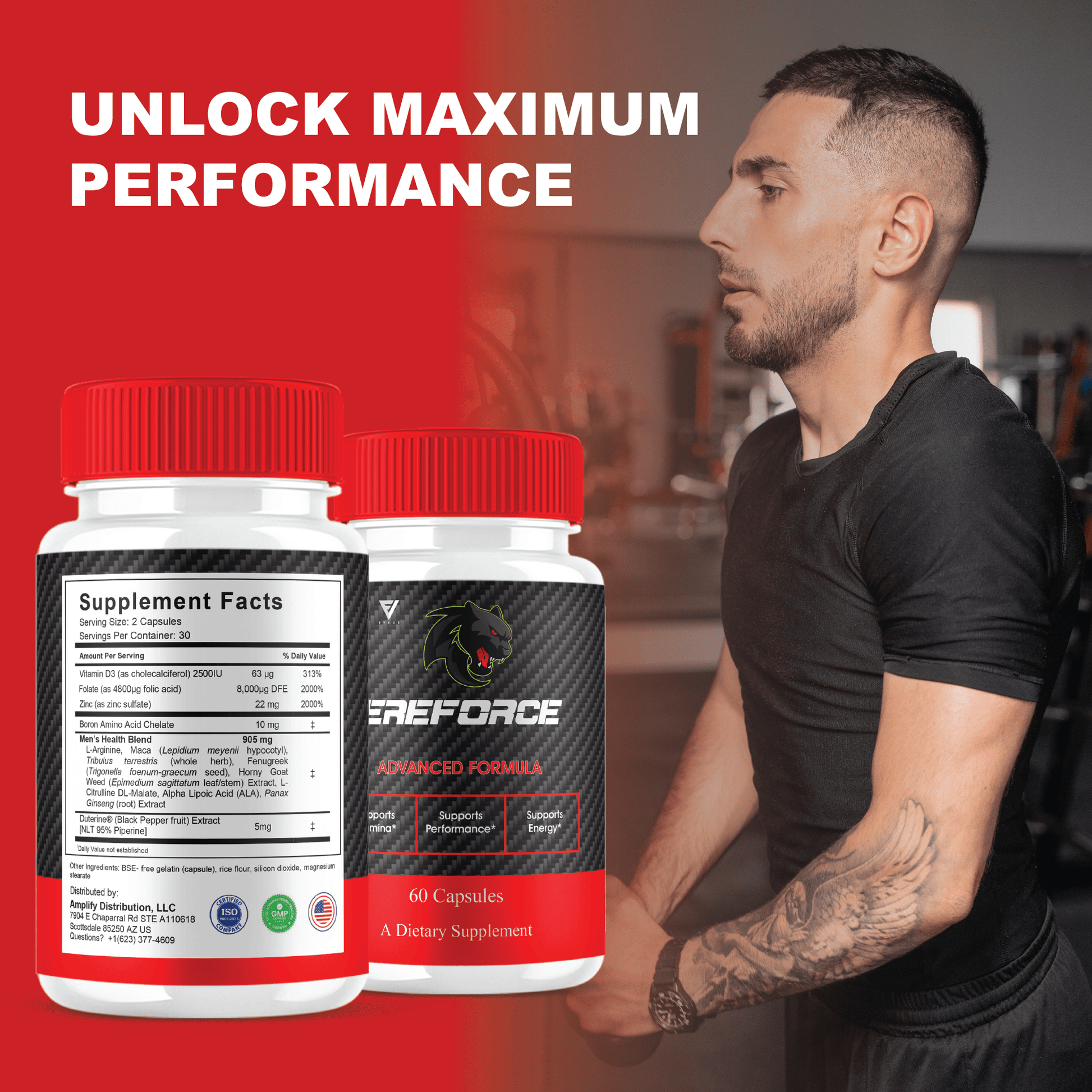 Ereforce Capsules - Vitamin Place - Sports Nutrition
