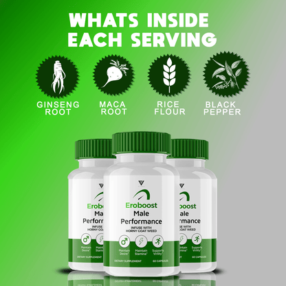 Eroboost Max Performance Formula - Vitamin Place - Sports Nutrition