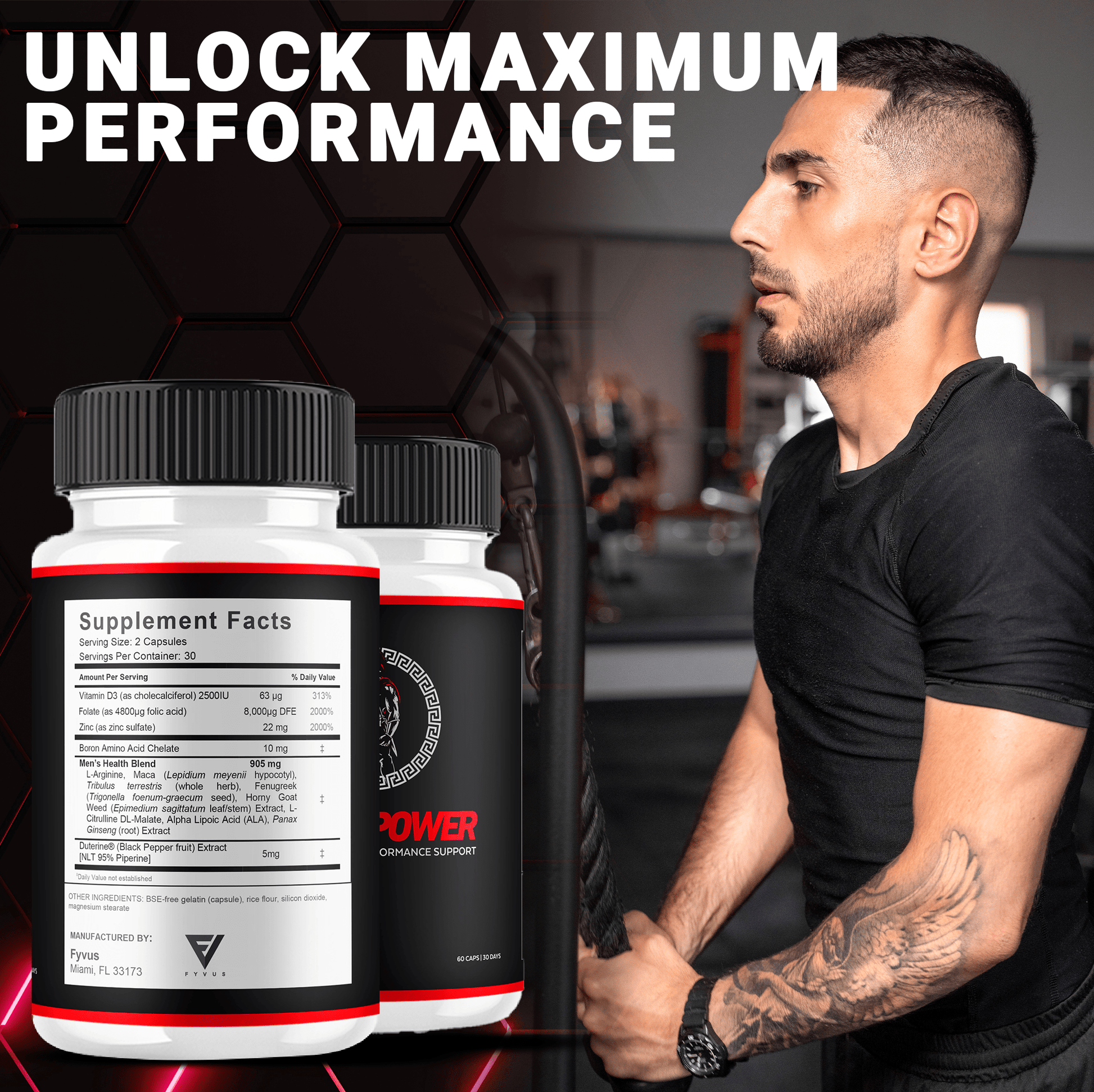 Eros Power Capsules - Vitamin Place - Sports Nutrition