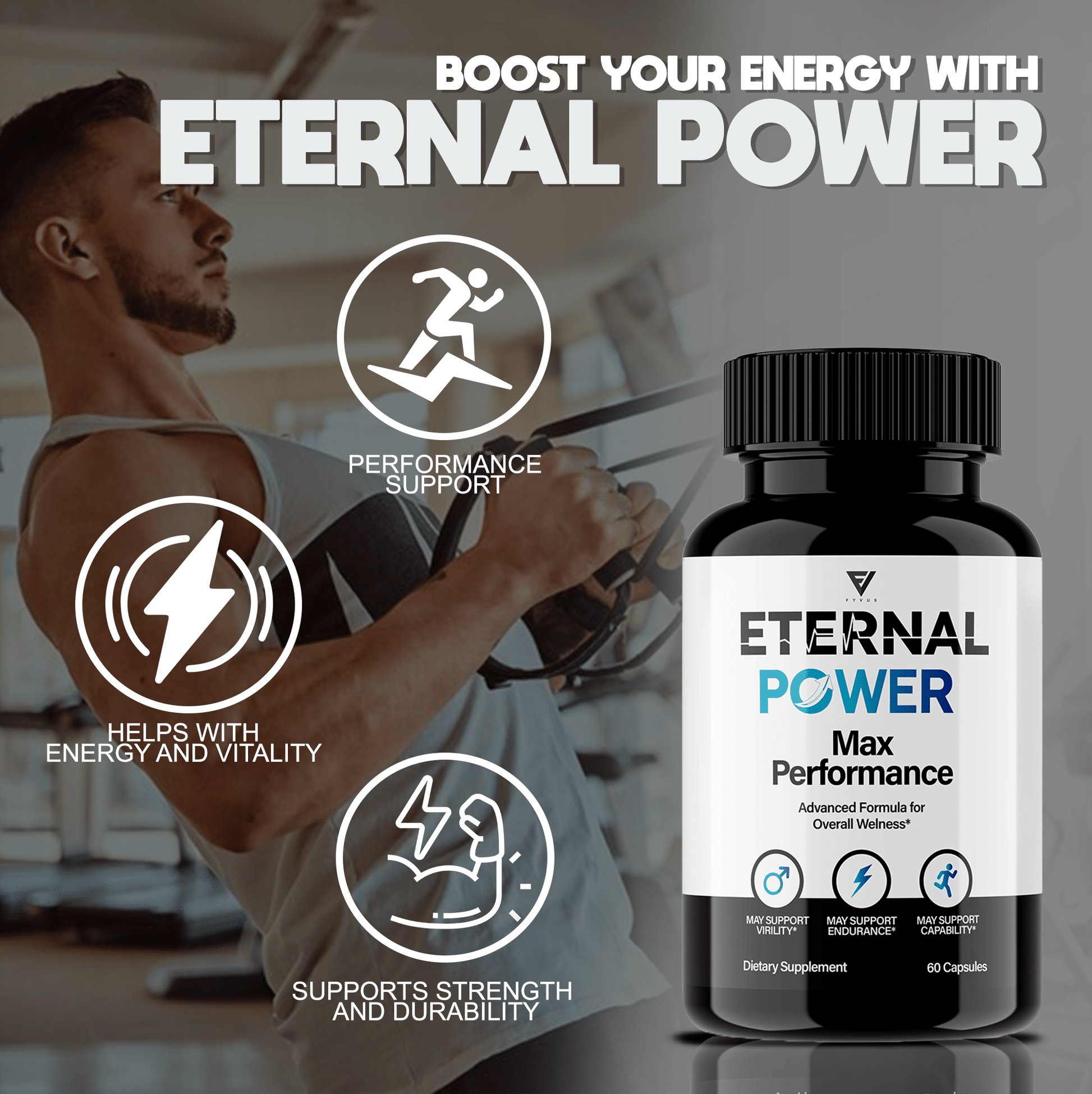 Eternal Power Capsules - Vitamin Place - Sports Nutrition