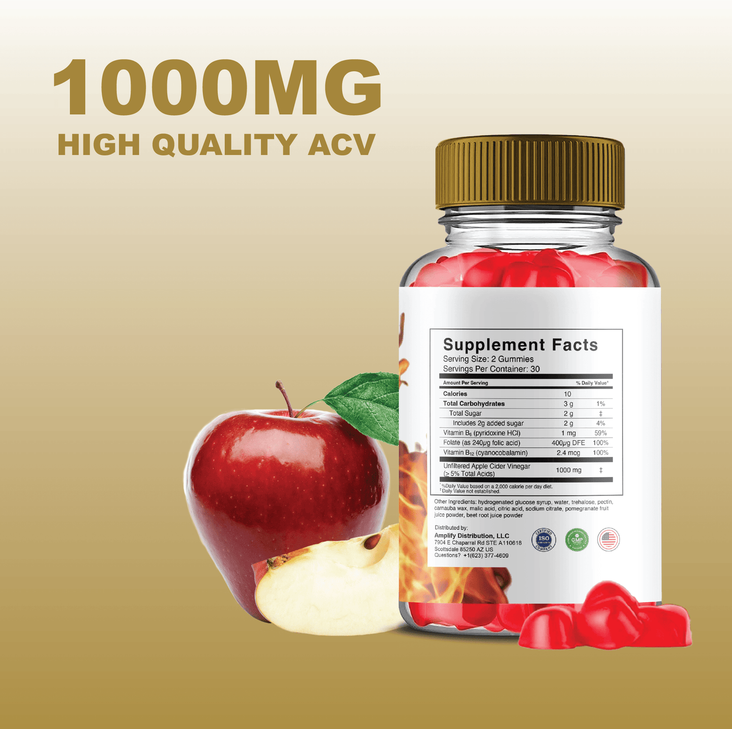 Fit Burn Gummies - Vitamin Place - Apple Cider Vinegar Gummies