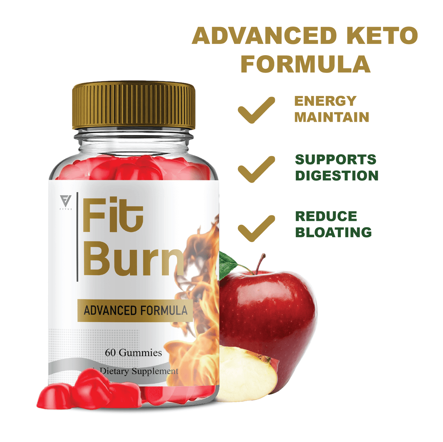 Fit Burn Gummies - Vitamin Place - Apple Cider Vinegar Gummies