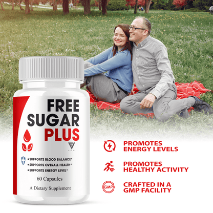 Free Sugar Plus Capsules - Vitamin Place - Energy & Circulation