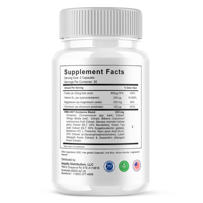 Free Sugar Plus Capsules - Vitamin Place - Energy & Circulation