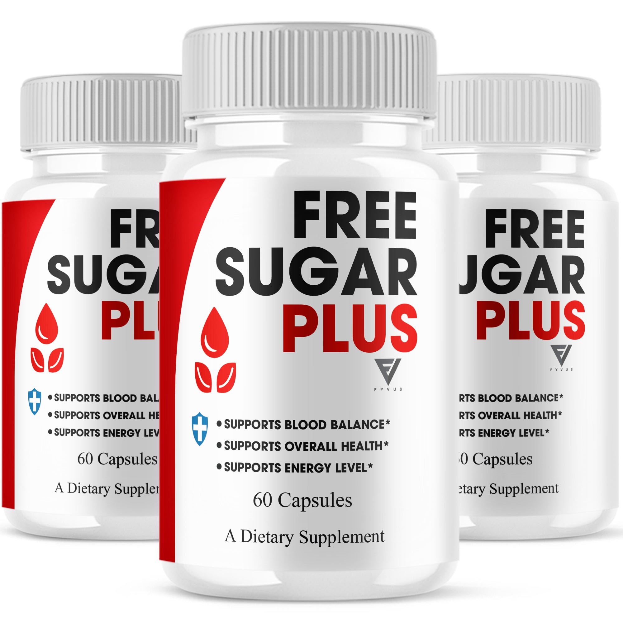 Free Sugar Plus Capsules - Vitamin Place - Energy & Circulation