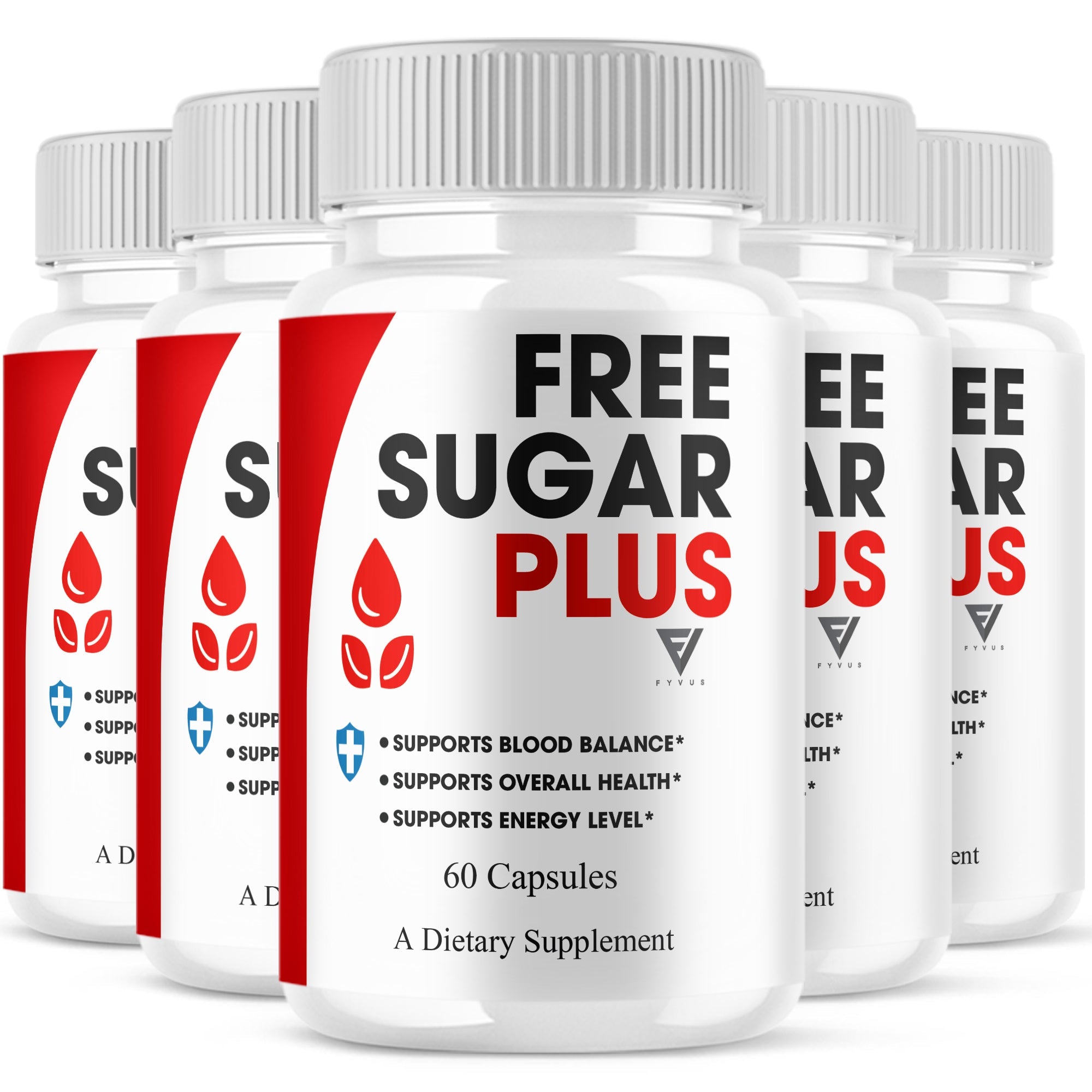 Free Sugar Plus Capsules - Vitamin Place - Energy & Circulation