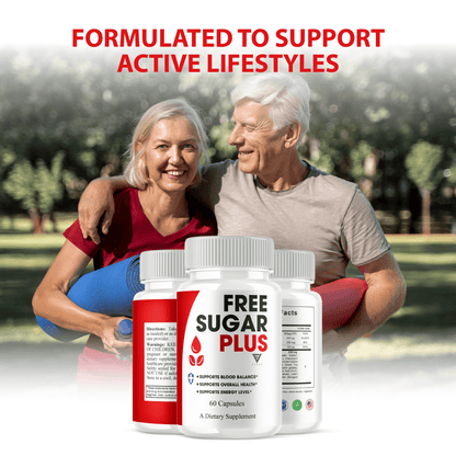 Free Sugar Plus Capsules - Vitamin Place - Energy & Circulation