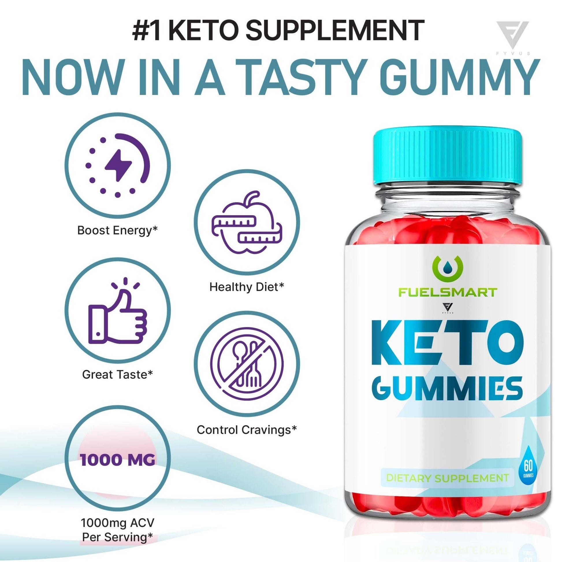 Fuelsmart - Keto ACV Gummies - Vitamin Place - Apple Cider Vinegar Gummies