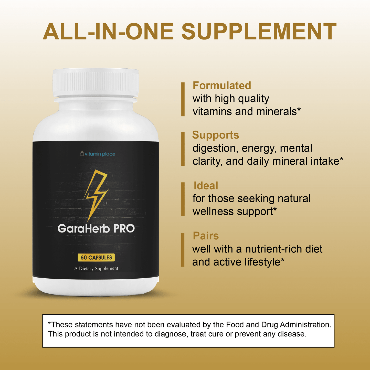 Garaherb Pro Capsules - Vitamin Place - Men's Health