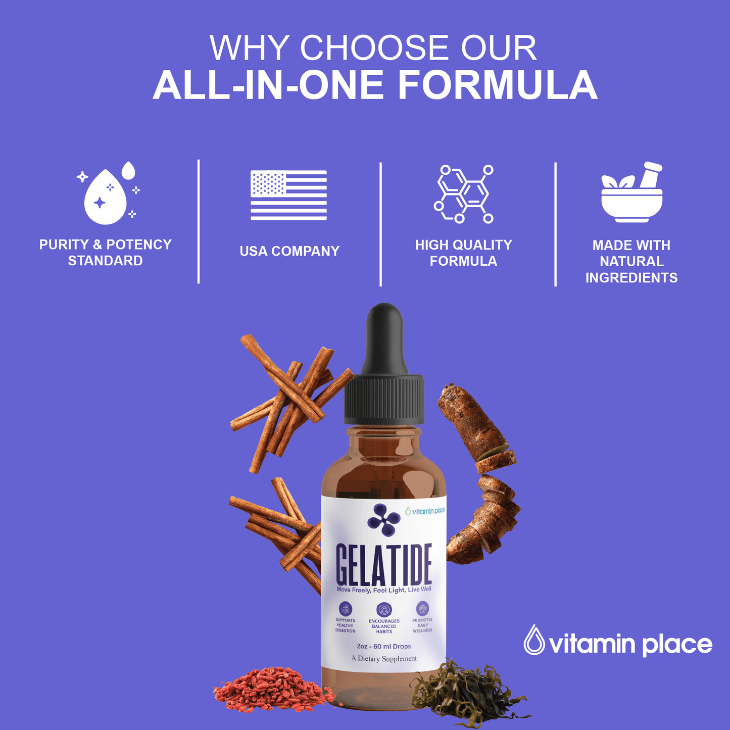 Gelatide Drops - Vitamin Place - Energy & Circulation