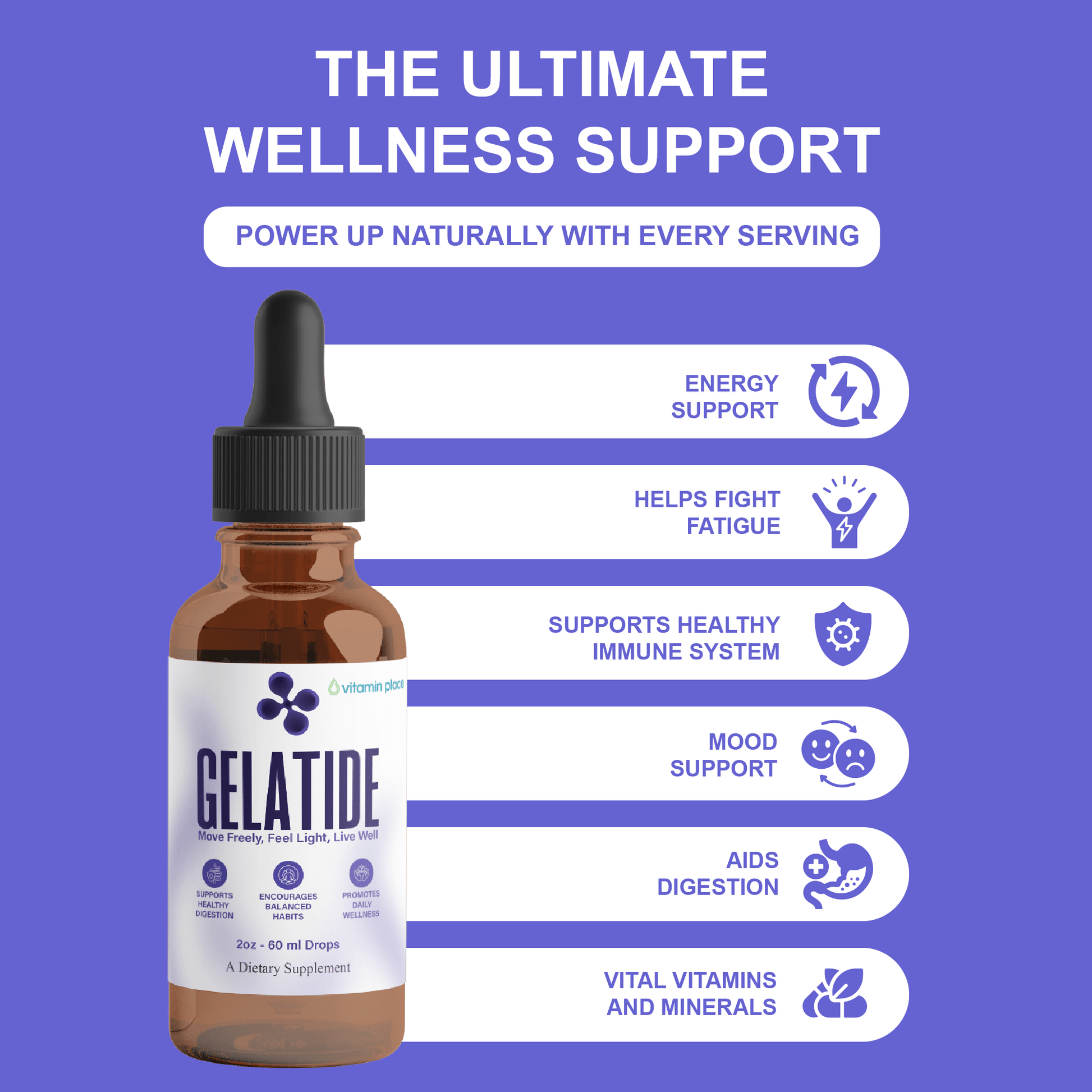 Gelatide Drops - Vitamin Place - Energy & Circulation