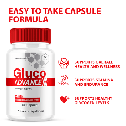 Gluco Advance Capsules - Vitamin Place - Blood Sugar Capsules