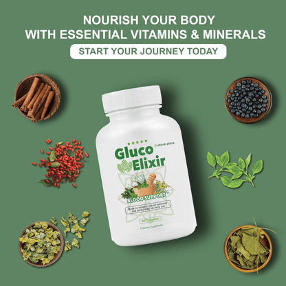 Gluco Elixir Capsules - Vitamin Place - Energy & Circulation