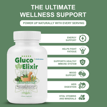 Gluco Elixir Capsules - Vitamin Place - Energy & Circulation