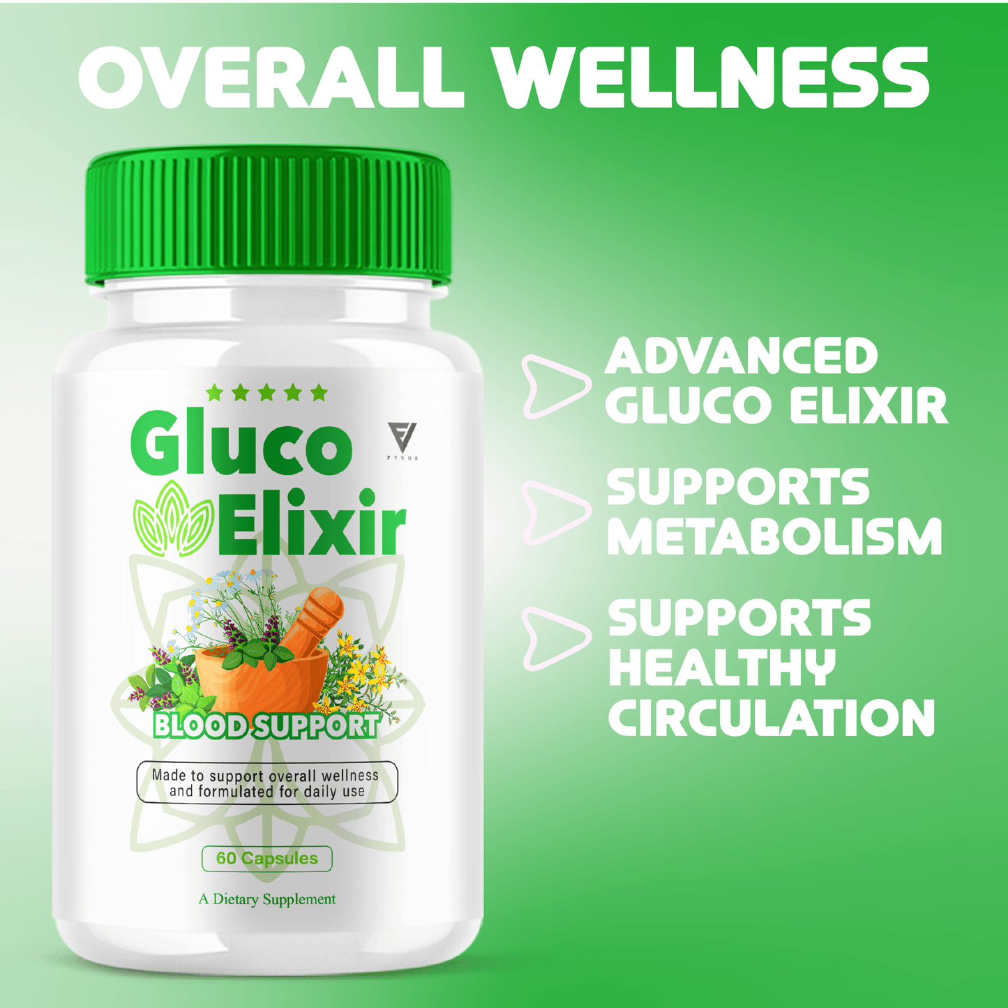 Gluco Elixir Capsules - Vitamin Place - Blood Sugar Capsules