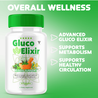Gluco Elixir Capsules - Vitamin Place - Blood Sugar Capsules