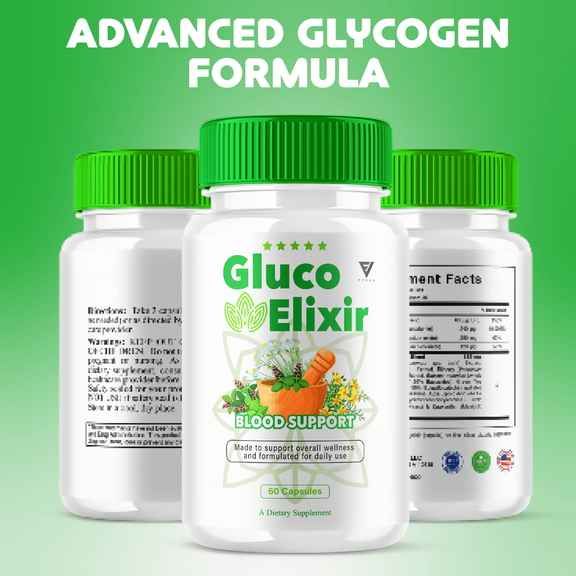 Gluco Elixir Capsules - Vitamin Place - Blood Sugar Capsules