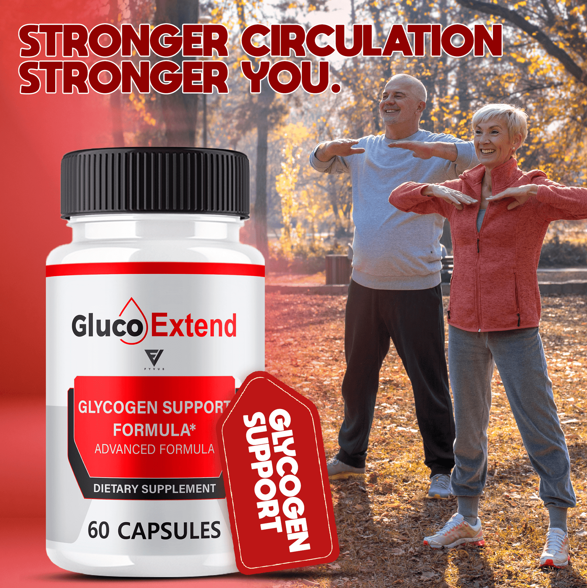 Gluco Extend Glycogen Support Capsules - Vitamin Place - Blood Sugar Capsules