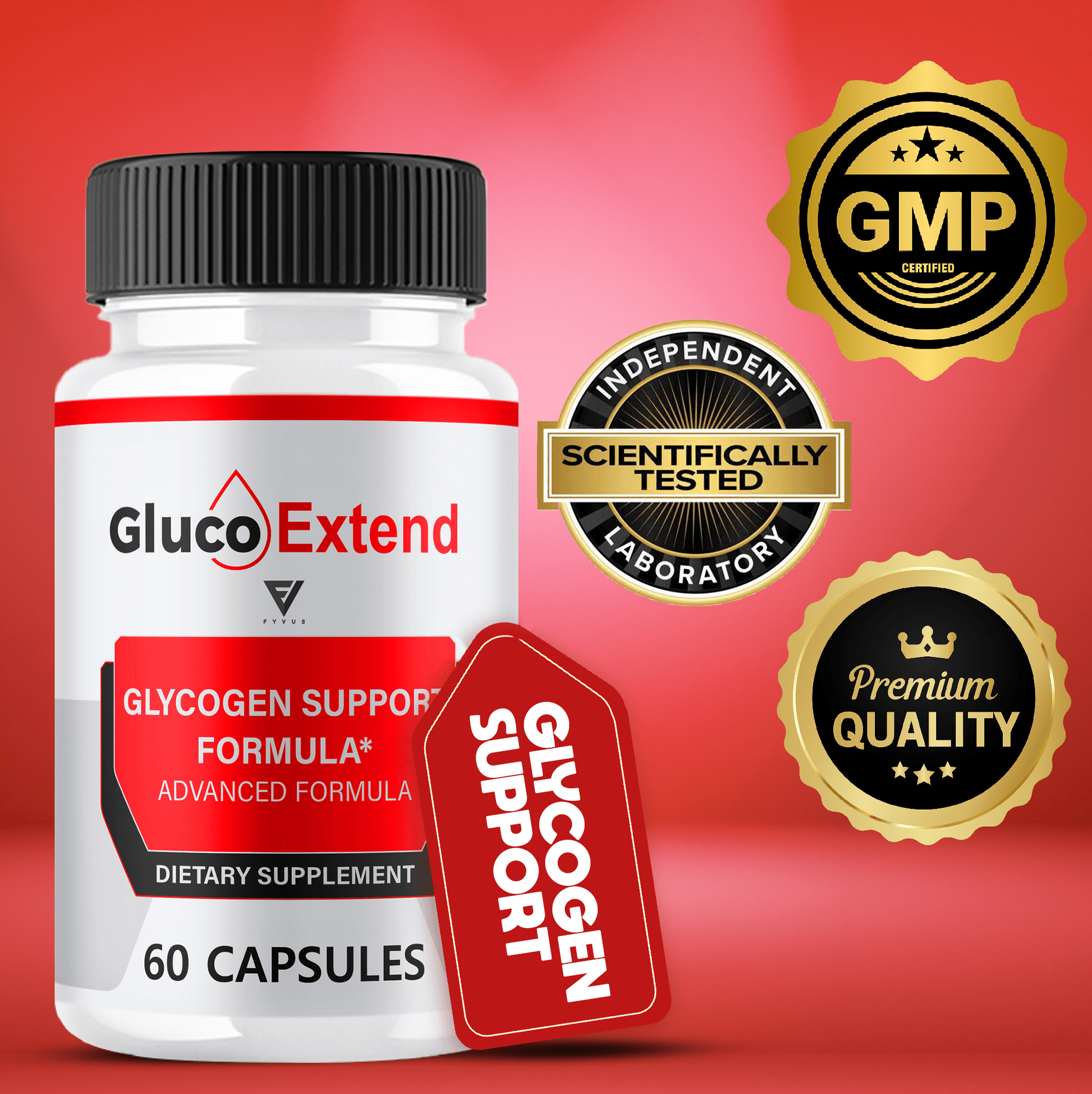 Gluco Extend Glycogen Support Capsules - Vitamin Place - Blood Sugar Capsules