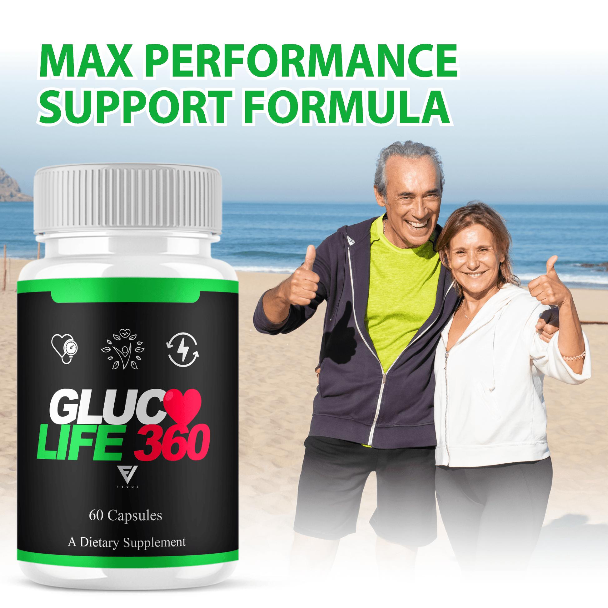 Gluco Life 360 Capsules - Vitamin Place - Blood Sugar Capsules