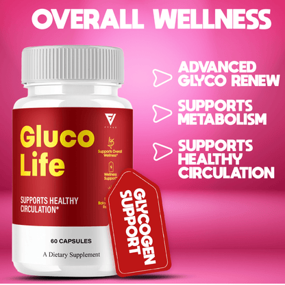 Gluco Life Glycogen Capsules - Vitamin Place - Blood Sugar Capsules