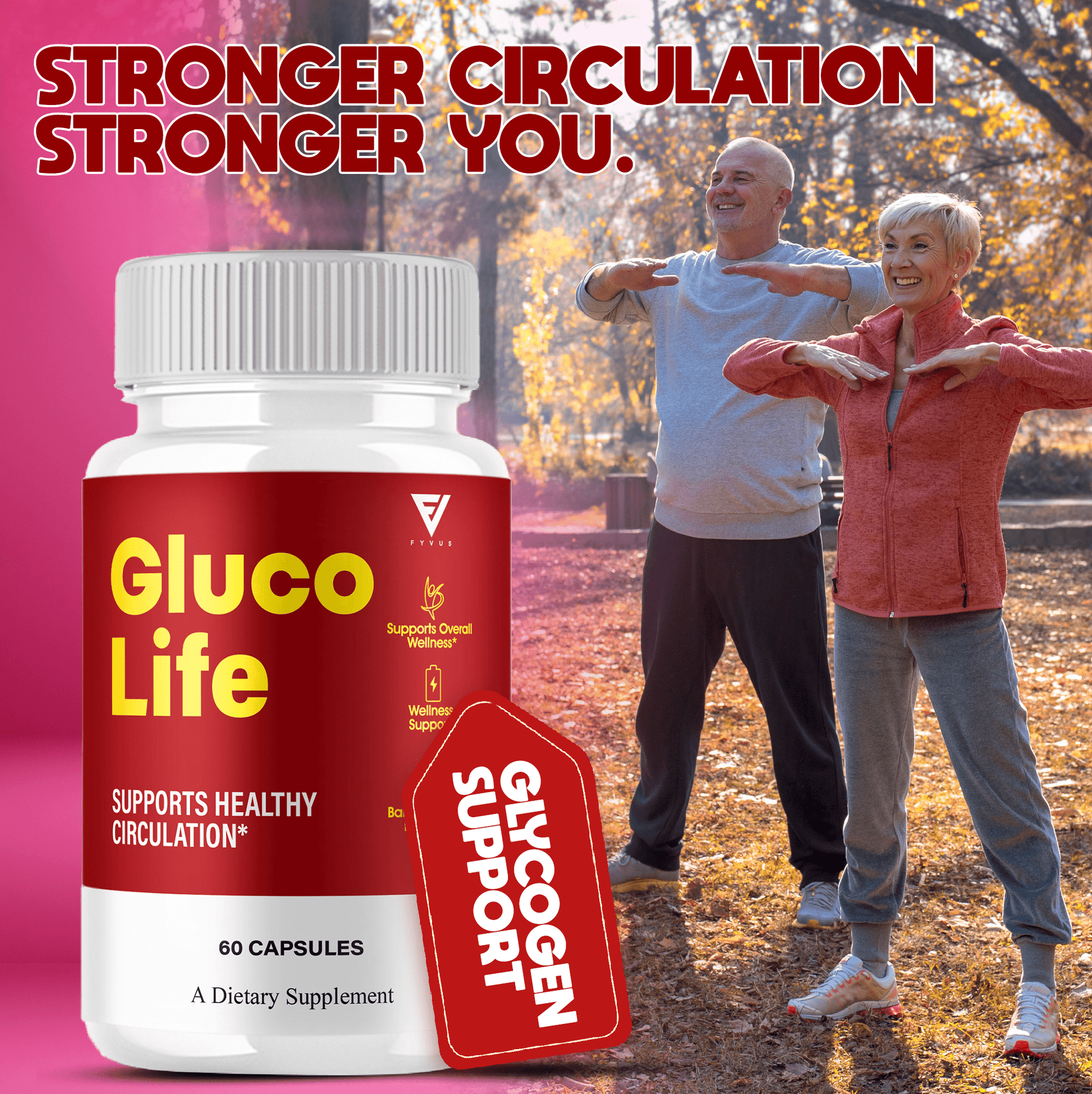 Gluco Life Glycogen Capsules - Vitamin Place - Blood Sugar Capsules
