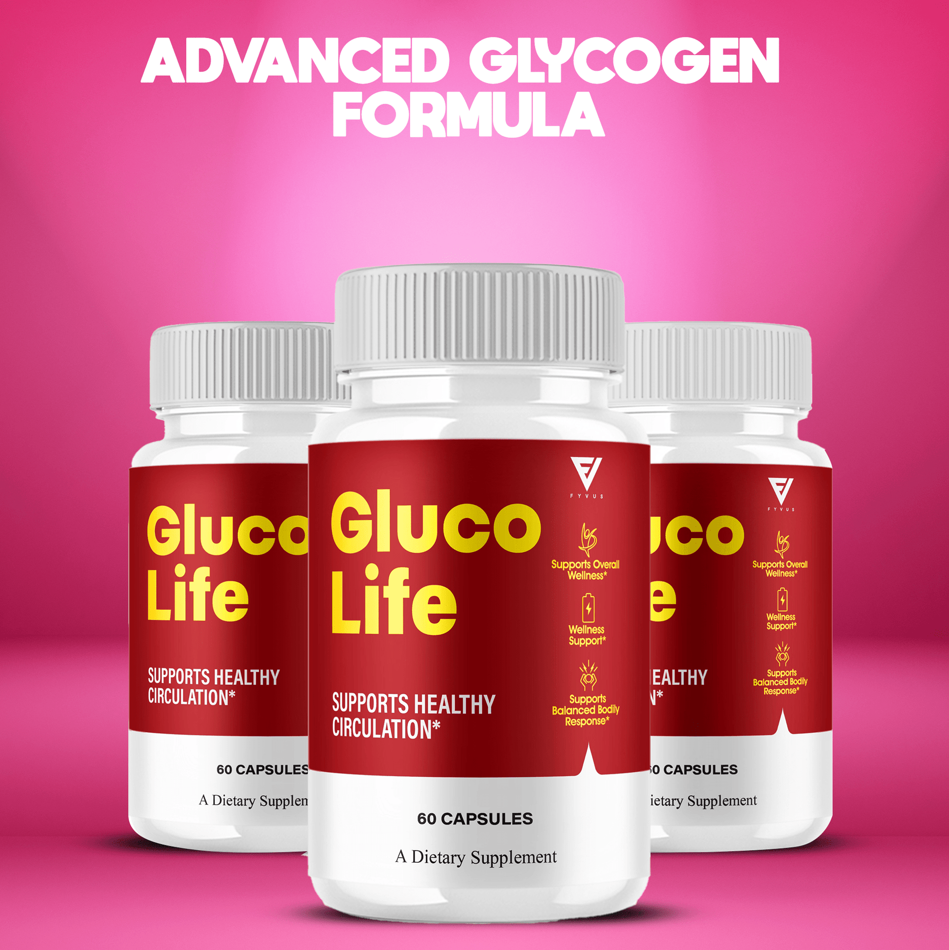 Gluco Life Glycogen Capsules - Vitamin Place - Blood Sugar Capsules
