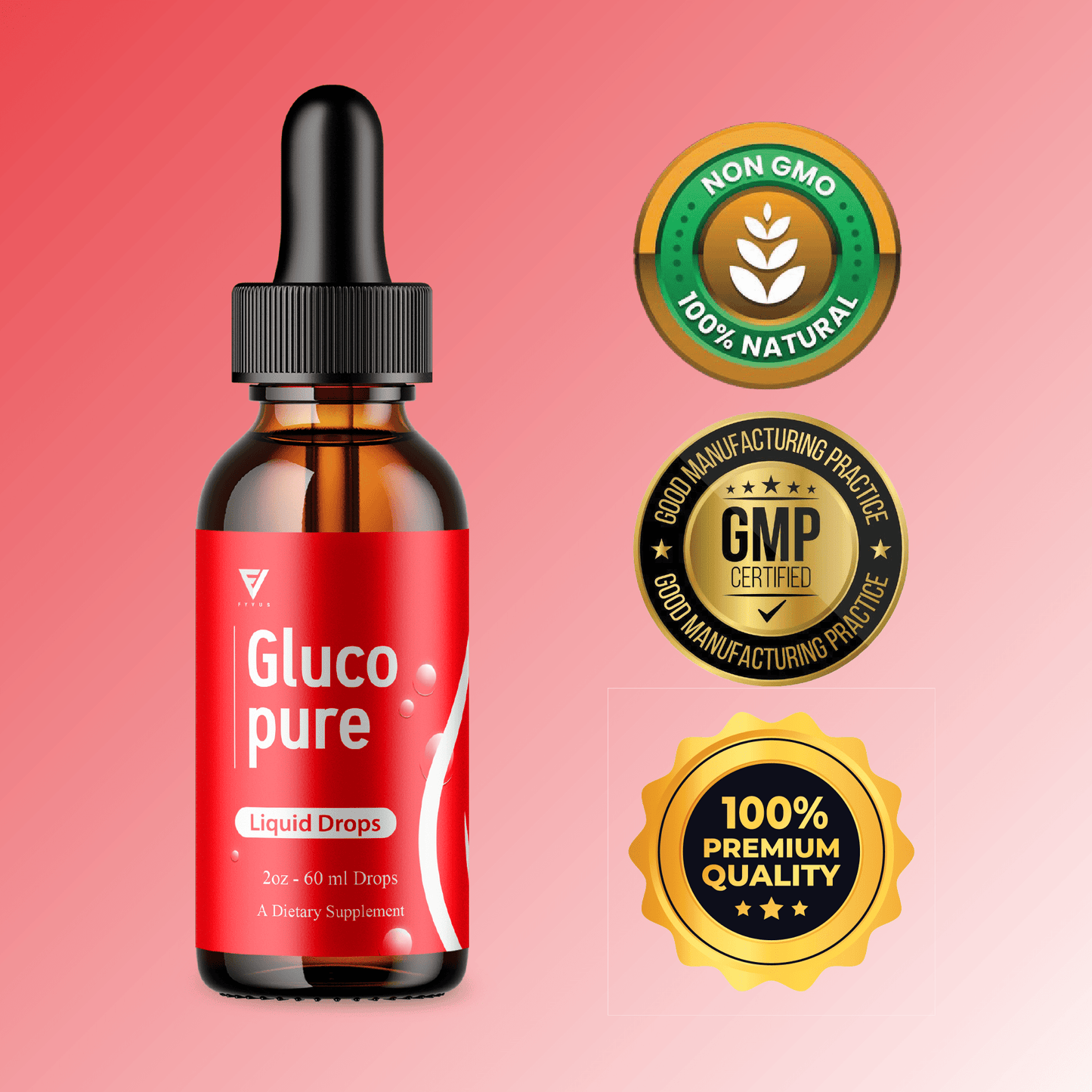 Gluco Pure Drops - Vitamin Place - Energy & Circulation