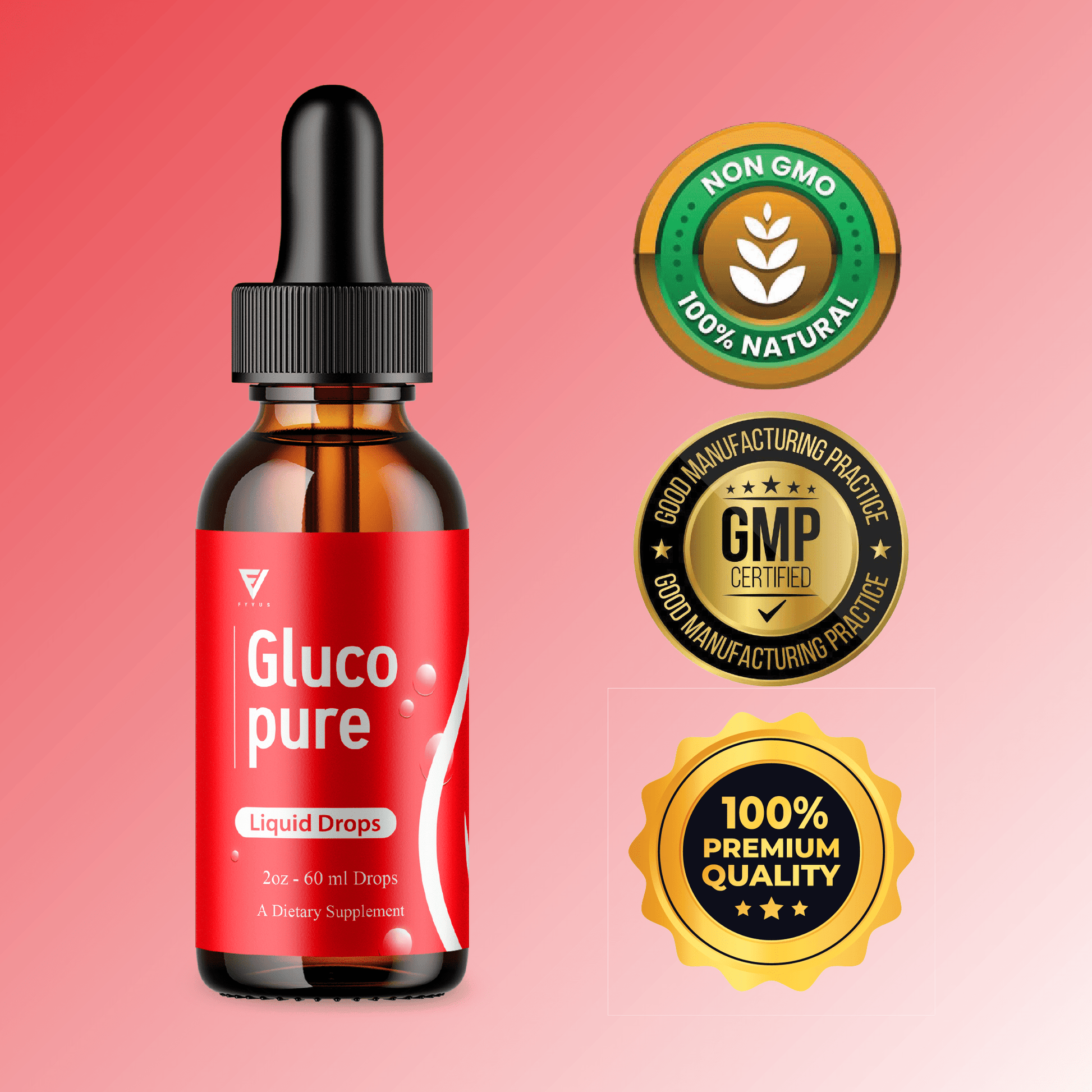 Gluco Pure Drops - Vitamin Place - Energy & Circulation