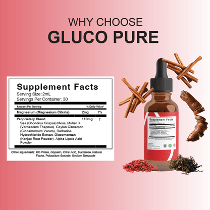 Gluco Pure Drops - Vitamin Place - Energy & Circulation