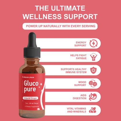 Gluco Pure Drops - Vitamin Place - Energy & Circulation
