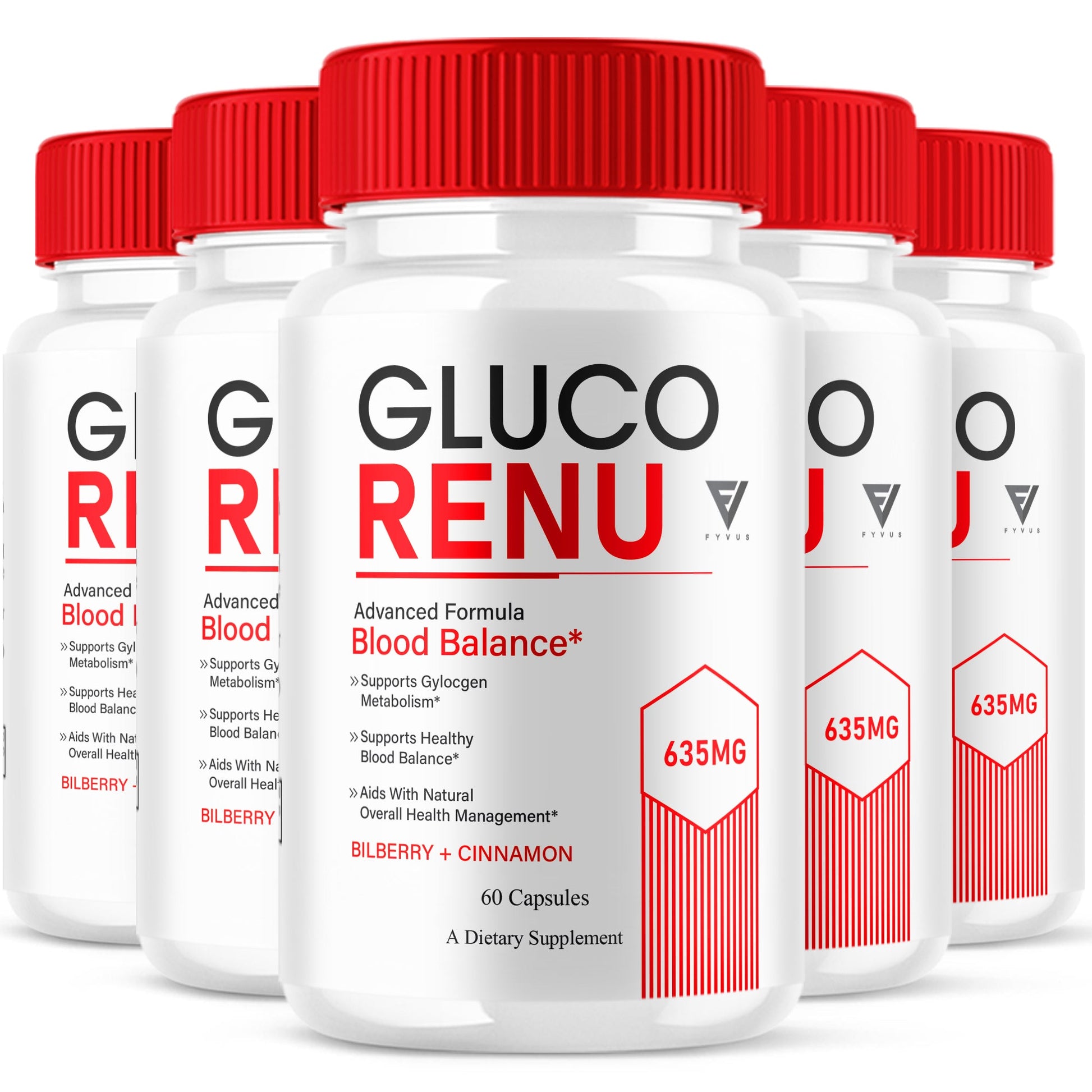 Gluco Renu Glycogen Support Capsules - Vitamin Place - Blood Sugar Capsules