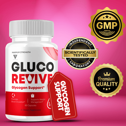 Gluco Revive Glycogen Support Capsules - Vitamin Place - Blood Sugar Capsules