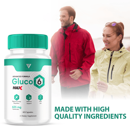 Gluco6 Max Glycogen Support Capsules - Vitamin Place - Blood Sugar Capsules