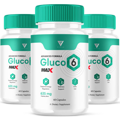 Gluco6 Max Glycogen Support Capsules - Vitamin Place - Blood Sugar Capsules