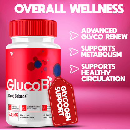 GlucoBio Glycogen Support Capsules - Vitamin Place - Blood Sugar Capsules